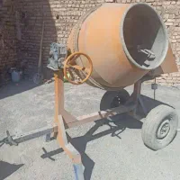 میکسر بتن درحدنو ۴۵۰لیتری ودستگاه بلوکه زن جنس خوب|مصالح و تجهیزات ساختمان|بیرجند, |دیوار