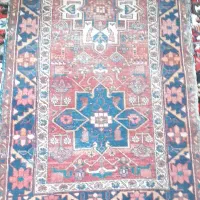 فرش کناره قدیمی نخ نما شده|فرش|تبریز, |دیوار