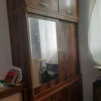 کمد لباس و تخت نوجوان به فروش میره|تخت و سرویس خواب|سمنان, |دیوار