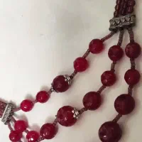 ست گردنبند دستبند چشم ببر اصل