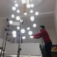 نصب لوستر تضمینی|خدمات پیشه و مهارت|گرگان, |دیوار