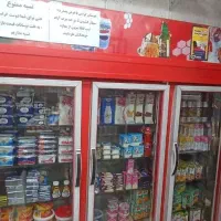 فروش یخچال سه درب بزرگ دو طرف شیشه‌ای