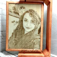 حک عکس روی چوب با آتیش ،ولنتاین،کادو ولنتاین|تابلو، نقاشی، عکس|تهران, تهرانپارس جنوبی|دیوار