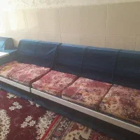 مبل ال ۷نفره با میز عسلی کارکرده