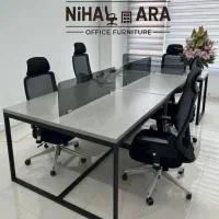 صندلی مش میز کارگروهی اشتراکی 25325 مبل اداری