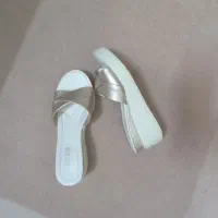 صندل دمپایی طلایی شیک و مجلسی