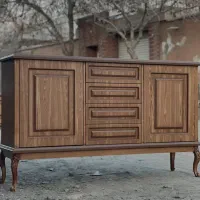 کنسول چوبی با طراحی مدرن و شیک
