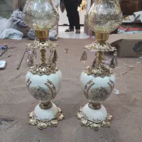 کنار سالنی جدید طلایی لوستر|لوستر و چراغ آویز|مشهد, شهرک رازی (شهرک غرب)|دیوار