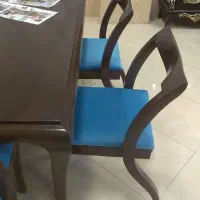 میز غذاخوری تمام چوب ۶ نفره