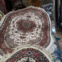 فرش بیضی ۸۰×۱/۲۰ سایز اولیا ۱۰۰۰شانه