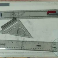 تخته و خط کش سی کلاس و خط کش تی