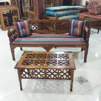 تخت سنتی کیان با رنگ( شاپان و پلی استر)|مبلمان خانگی و میز عسلی|کرج, پیشاهنگی|دیوار