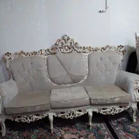 مبل سلطنتی مبل استیل ۹ نفره سالم|مبلمان خانگی و میز عسلی|ملارد, |دیوار