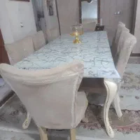 فروش میز غذاخوری هشت نفره|میز و صندلی غذاخوری|ورامین, ورامین|دیوار
