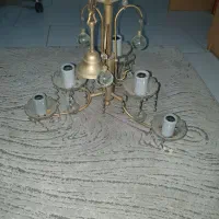 ۲عدد لوستر برنزی و حبابی|لوستر و چراغ آویز|کرج, گلشهر|دیوار