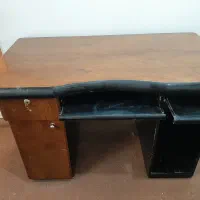 میز کامپیوتر تمام چوب گردو