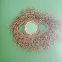 انواع اباژور و دکوریجات مکرومه و رافیا|صنایع دستی و سایر لوازم تزئینی|فردیس, ثابتی|دیوار