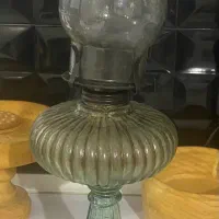 قوری و فنجون دکوری بزرگ/ چراغ نفتی قدیمی