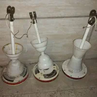 سه عدد پنکه سقفی قدیمی خراب  ناسیونال National