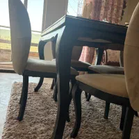 میز ناهارخوری چهارنفره|میز و صندلی غذاخوری|یزد, |دیوار