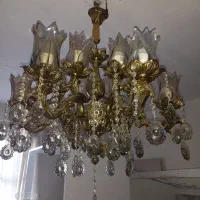 لوستر برنز ۶شاخه ۱۲شعله