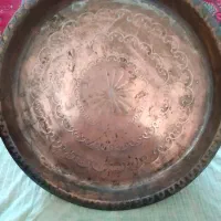 یک سینی ویک هونگ قدیمی|کلکسیون اشیاء عتیقه|منجیل, |دیوار