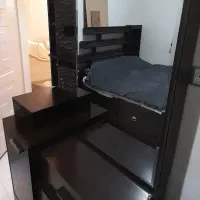 فروش فوری ست تخت دو نفره با دراور و پاتختی