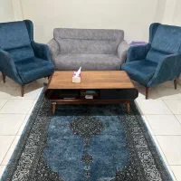 مبل ۵ نفره به همراه جلو مبلی و فرش۴متری|مبلمان خانگی و میز عسلی|تهران, سبلان (لشگر)|دیوار