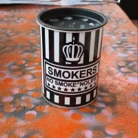 زیر سیگاری فلزی طرح بشکه عمده