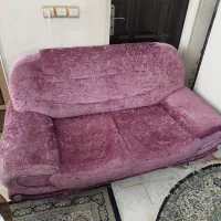 مبل ۷ نفره (نیاز به تعویض اسفنج دارد)|مبلمان خانگی و میز عسلی|شیراز, وصال|دیوار