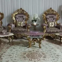 یک دست مبل 8 نفره استیل|مبلمان خانگی و میز عسلی|مشهد, دانشجو|دیوار