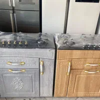 اجاق گاز طرح فر شیشه‌ای سفید اطلس 5 شعله|اجاق گاز و لوازم برقی پخت‌وپز|ملارد, |دیوار