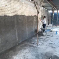 دیوار چینی کاشی کاری سیمان زنی|خدمات پیشه و مهارت|اصفهان, بوستان آینه خانه|دیوار