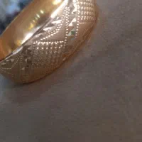 النگو پهن طلا روس تکپوش  باکیفیت رنگ ثابت تضمینی|بدلیجات|تهران, مینای جنوبی|دیوار