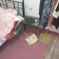 تخت خواب یک نفر فلزی|تخت و سرویس خواب|اهواز, زیتون کارمندی|دیوار