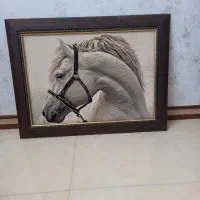 تابلو فرش طرح اسب