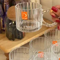 استکان دسته مرواریدی