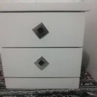 تخت سفید دونفره، دوعدد کفی محکم، اینه،پاتحتی،دراور|تخت و سرویس خواب|یاسوج, |دیوار