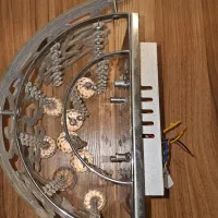 سه عدد دیوار کوب دانه کریستالی کاملا سالم|لوستر و چراغ آویز|تهران, سعادت‌آباد|دیوار