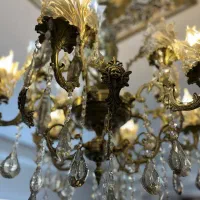 یک عدد لوستر برنز|لوستر و چراغ آویز|الوند, |دیوار