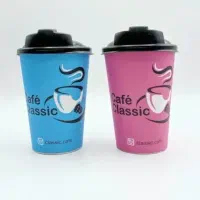 چاپ دلخواه  لیوان کاغذی دربدار