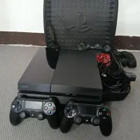 کنسول بازی ps4 فت کپی خور دو دسته اصلی  500