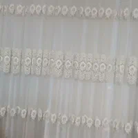 سه عددپرده حریر با گلهای خامه دوزی شده در لاهیجان