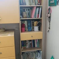 سرویس کتابخونه و کشو چوبی