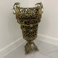 سطل و جا دستمالی برنز