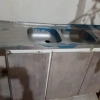 سینک ظرفشویی و کابینت|آب‌چکان و نظم‌دهنده ظروف|سراوان, |دیوار