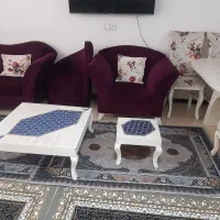 مبلمان ۹نفره ومیز غذا خوری ۶نفره|مبلمان خانگی و میز عسلی|ماهدشت, |دیوار