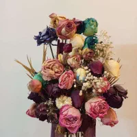 دو تا باکس دسته گل خشک و تمیز و زیبا- قیمت توافقی
