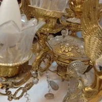 لوستر برنجی  فرشته ای