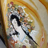 تابلو فرش ۷۰ رج تبریز|تابلو فرش|تهران, باغ فیض|دیوار